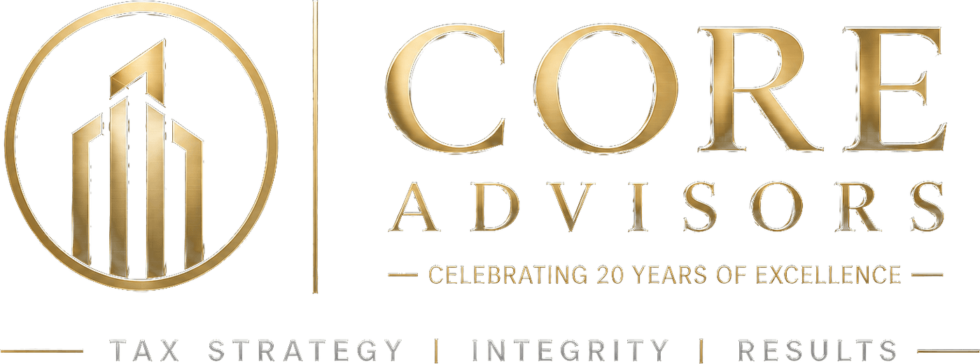 CORE ADVISORS | TAX STRATEGY · INTEGRITY · RESULTS