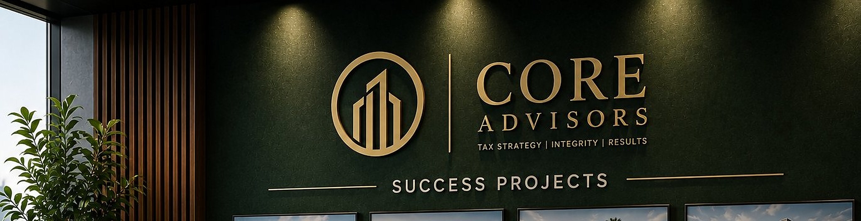 The CORE Advisors success projects wall